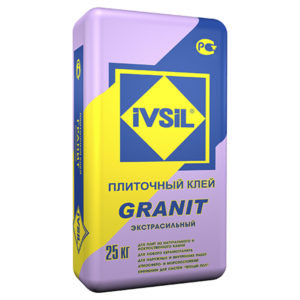 Купить IVSIL GRANIT Плиточный клей экстрасильный (25кг) Донецк