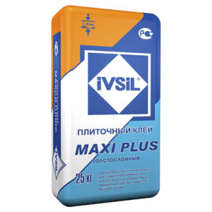 Купить IVSIL MAXI PLUS Плиточ.клей толстослойн.д .плитки и керамогранита (25кг) Донецк