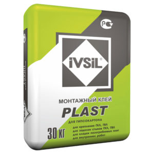 Купить IVSIL PLAST Клей монтажный (30кг)(40шт) Донецк