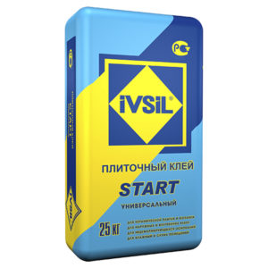 Купить IVSIL START (25кг) Плиточ.клей д стандарт.керамогранита.и керам.плитки Донецк