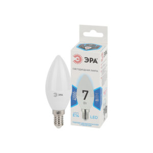 Купить Лампа ЭРА LED smd B35 свеча-7W-840-E 14(P) Донецк
